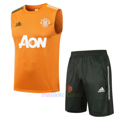 Manchester United Orange Sleeveless Training Kits