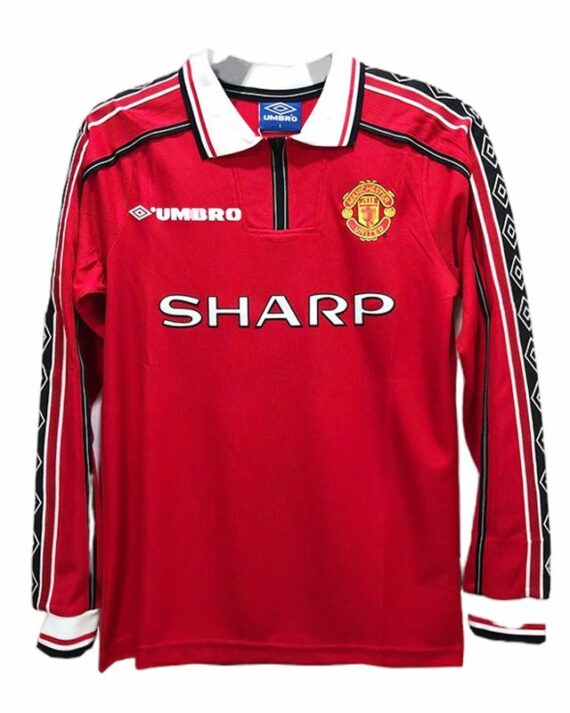 Manchester United Home Jersey 1998/99 Full Sleeves