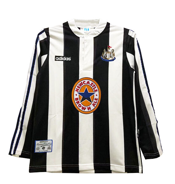 Newcastle United Home Jersey 1995/97 Full Sleeves | Mailloten.com