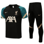 Camiseta De Entrenamiento Liverpool 2021/22 Kit, Negro & Verde