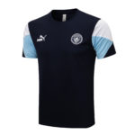 Camiseta De Entrenamiento Manchester City 2021/22, Azul