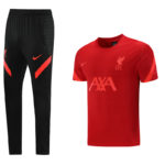 Camiseta De Entrenamiento Liverpool 2021/22 Kit, Negro & Naranja