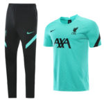 Camiseta De Entrenamiento Liverpool 2021/22 Kit, Negro & Verde Claro