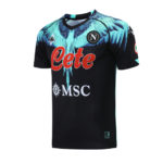 Camiseta De Entrenamiento Napoli 2021/22, Negro & Azul