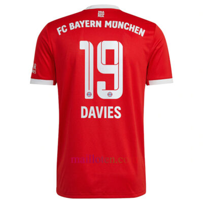 #19 Davies Bayern Munich Home Jersey 2022/23 | Mailloten.com
