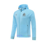 Olympique Marseille Strike Hoodie Kit 2021/22 Sky Blue Top