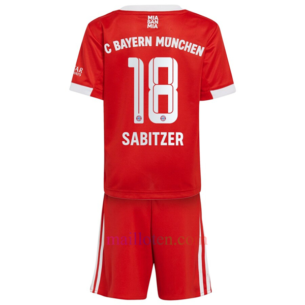 #18 Sabitzer Bayern Munich Home Kit Kids 2022/23