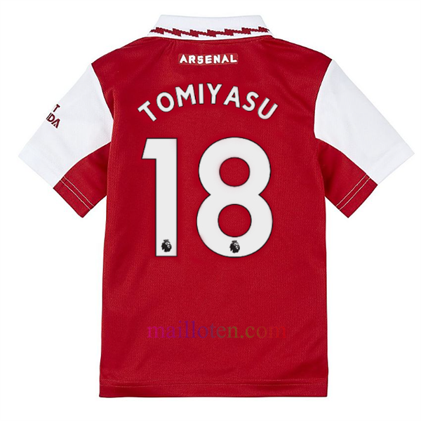 #18 Tomiyasu Arsenal Home Kit Kids 2022/23