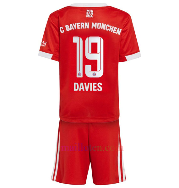 #19 Davies Bayern Munich Home Kit Kids 2022/23 | Mailloten.com