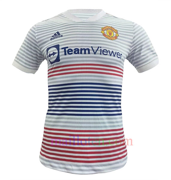 Manchester United White Jersey 2022/23 Player Version | Mailloten.com