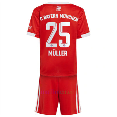 #25 Bayern Munich Home Kit Kids 2022/23