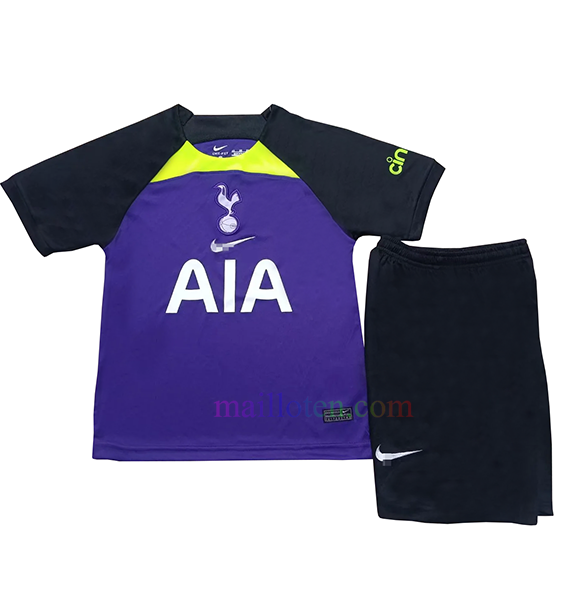 Tottenham Hotspur Away Kit Kids 2022/23 | Mailloten.com