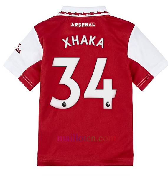 #34 Xhaka Arsenal Home Kit Kids 2022/23