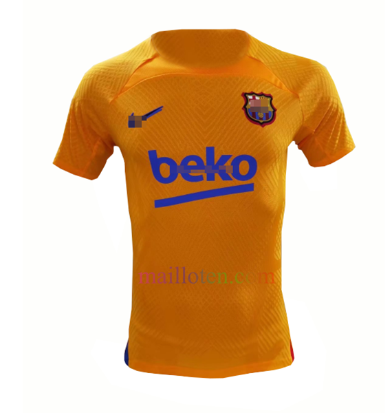 Barcelona Orange Training Jersey 2022 Player Version