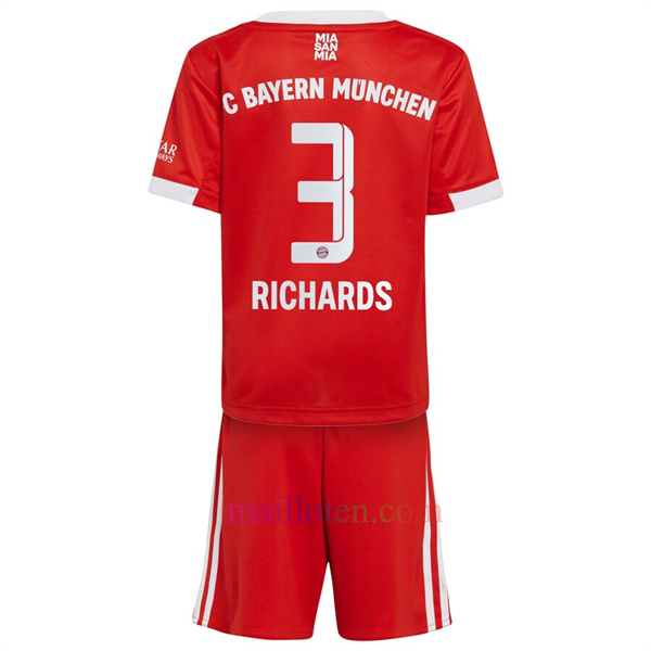 O. Richards #3 Bayern Munich Home Kit Kids 2022/23