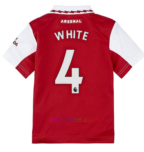 #4 White Arsenal Home Kit Kids2022/23