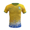 Brazil Yellow Patterned Jersey 2022/23