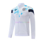 Manchester City White & Blue Tracksuit 2022/23 Full Zip top