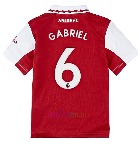 #6 Gabriel Arsenal Home Kit Kids 2022/23