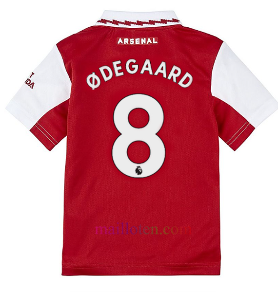 #8 Odegaard Arsenal Home Kit Kids 2022/23