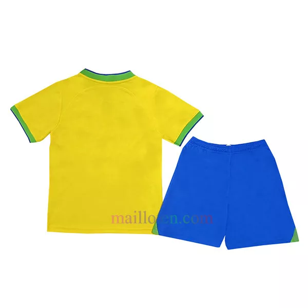 Buy Brazil Home Kit Kids 2022- Mailloten.com