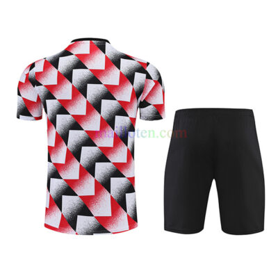Manchester United Black & Red Patterned Training Kits 2022/23