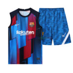 Barcelona Blue Sleeveless Training Kit 2022/23