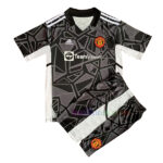 Manchester United Goalkeeper Kit Kids 2022/23 Black