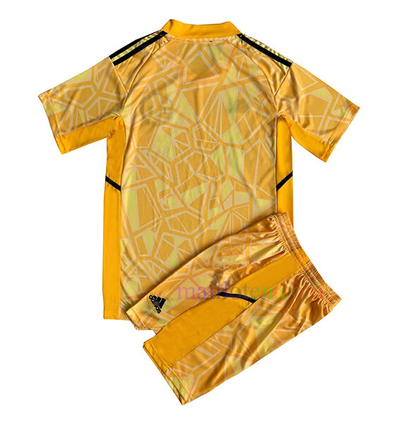 Manchester United Goalkeeper Kit Kids 2022/23 Yellow | Mailloten.com 2