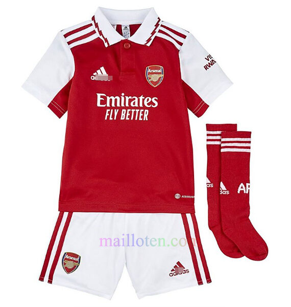 Arsenal Home Kit Kids 2022/23 | Mailloten.com