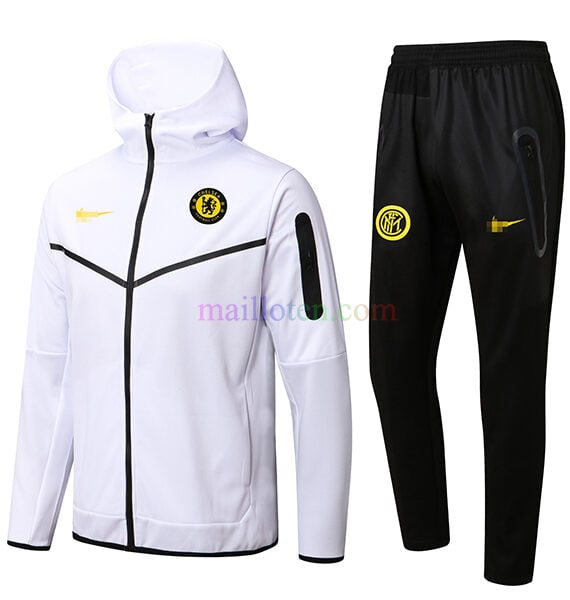 Chelsea White Hoodie Kit 2022/23