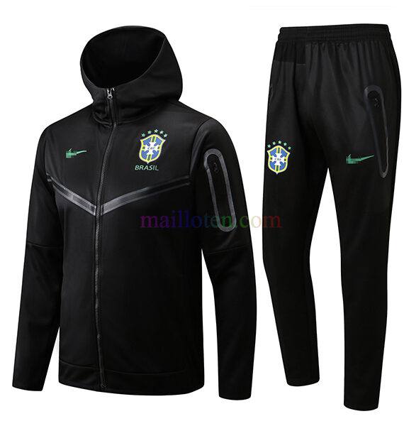 Brazil Black Hoodie Kit 2022