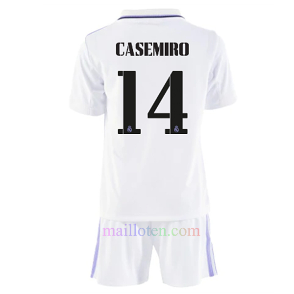 CASEMIRO #14 Real Madrid Home Kit Kids 2022/23