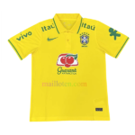 Brazil Yellow Polo Shirt 2022