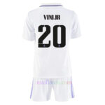 VINI JR. #20 Real Madrid Home Kit Kids 2022/23