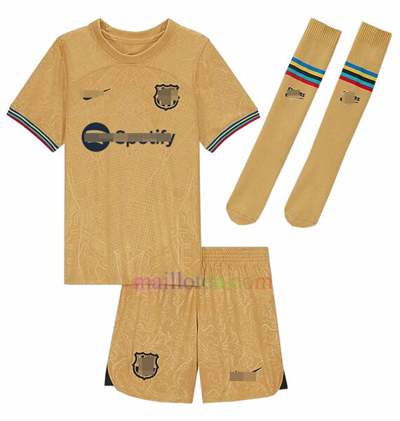 Barcelona Away Kit Kids 2022/23 | Mailloten.com