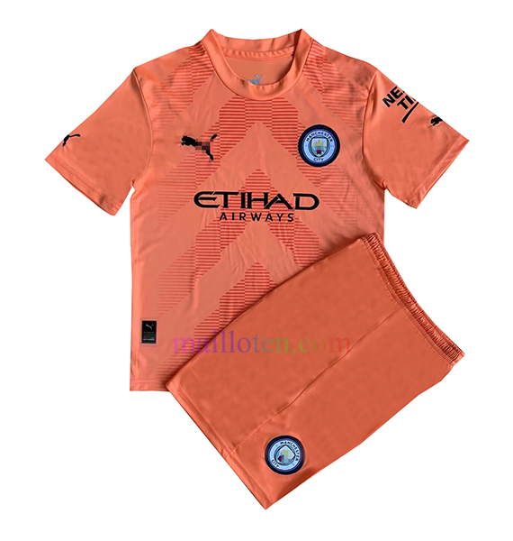 Manchester City Goalkeeper Kit Kids 2022/23 | Mailloten.com