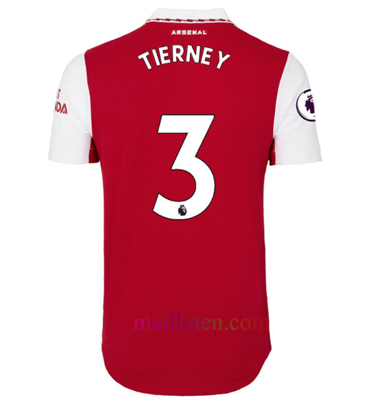 #3 Tierney Arsenal Home Jersey 2022/23 Player Version