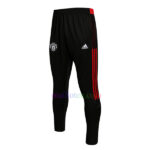 Manchester United Black & Red Patterned Polo Kit 2022/23 pants