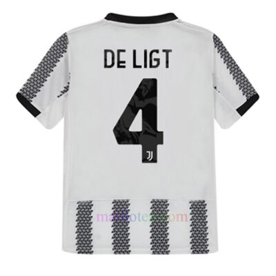#4 de Ligt Juventus Home Kit Kids 2022/23