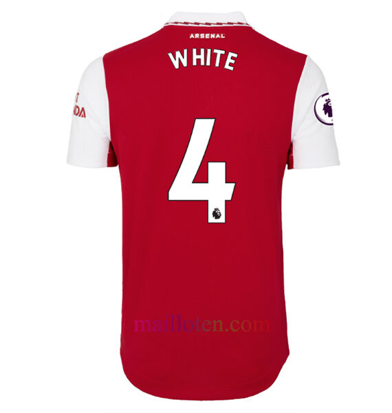 #4 White Arsenal Home Jersey 2022/23 Player Version