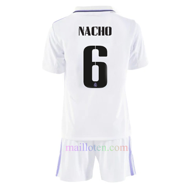 NACHO #6 Real Madrid Home Kit Kids 2022/23