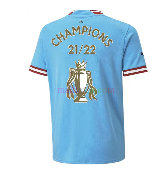 Manchester City Champion Jersey 2022/23 Commemorative Version | Mailloten.com