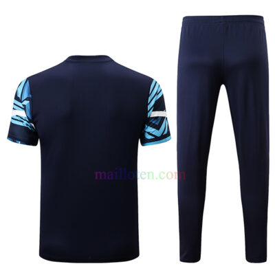 Olympique Marseille Blue Patterned Training Kit 2022/23