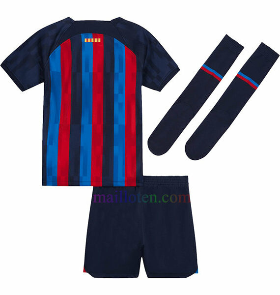 Barcelona Home Kit Kids 2022/23 | Mailloten.com 2