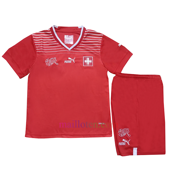 Switzerland Home Kit Kids 2022 | Mailloten.com