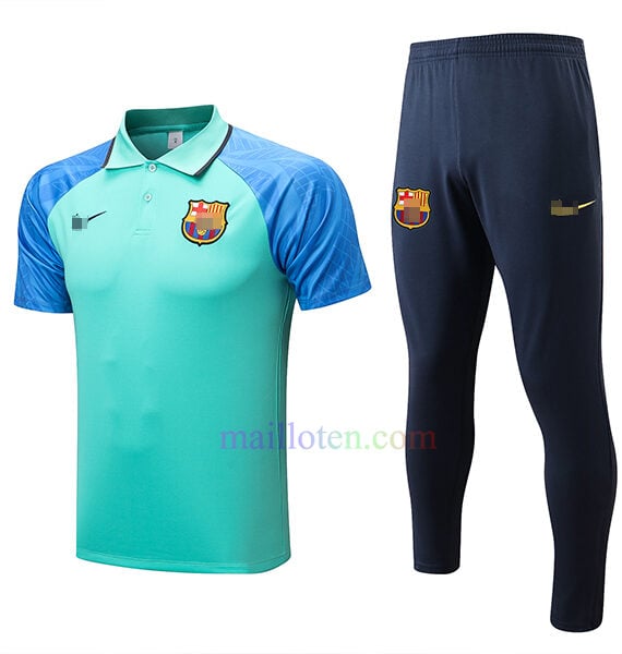 Barcelona Green Polo Kit 2022/23