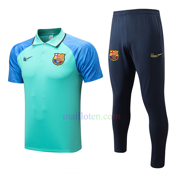 Barcelona Green Polo Kit 2022/23