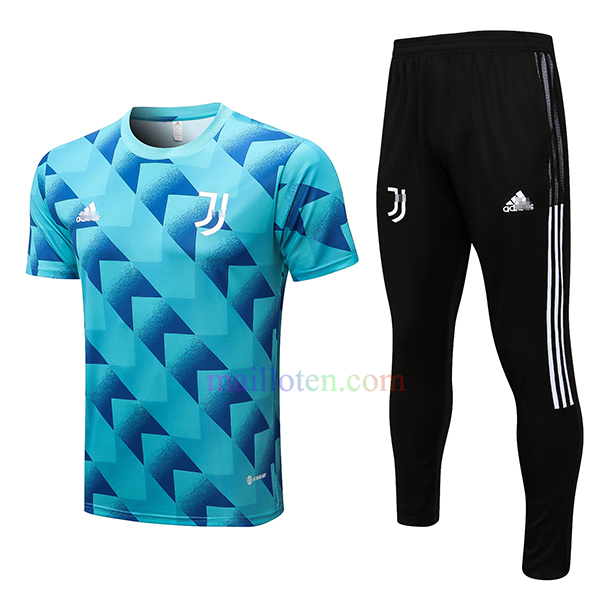 Juventus Blue Geometric Patterns Training Kit 2022/23