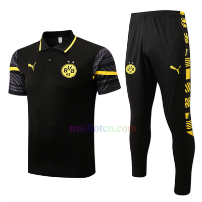 Borussia Dortmund Black Polo Kit 2022/23